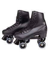 C7skates Vixen Quad Roller Skates (Black, Women's 5 / Youth 4)