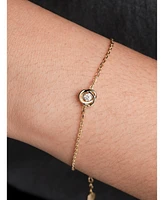 Devata Love Knot Chain Bracelet in 14K Gold, 6.5 in adj to 7.5 in