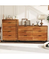 Interlock System 5-Drawer Dresser – Durable Storage for Bedroom, Living Room, or Closet Organization