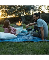 Naturehike FT08 Portable Camping Table, Ultralight Aluminum Folding Beach Table with Carry Bag for Outdoor Cooking, Picnic, Camp, Boat, Travel