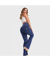 Freddy Women's Wr.up Denim Front Pocket Flare Jeans
