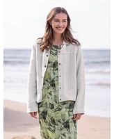 Celtic & Co. Women's Linen Western Jacket