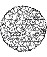 Saro Lifestyle Intricate Wire Placemats, 15" Round