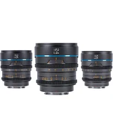 Sirui Sirui Night Walker T1.2 S35 Cine 3-Lens Set for Micro Four Thirds-Mount, Gunmetal Gray
