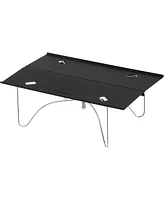 Naturehike Ultralight Folding Camping Table, Aluminum Beach Compact Backpacking Table with Carry Bag for Backpacking Camping Hiking Beach Picnic