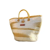Life Art Handmade Sisal Basket Tote Bag