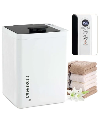 23L Towel Warmer with Auto Shut Off Led Screen 15-90 Mins Timer Blankets