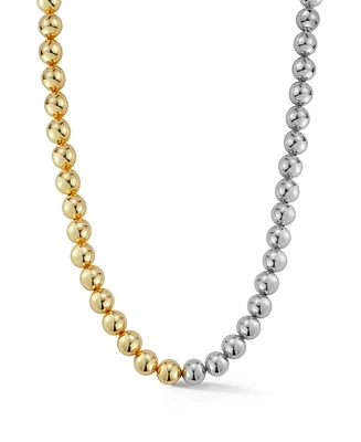 Rachel Zoe Two Tone Ball Chain Necklace