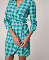 UNTUCKit Women's Seersucker Mila Shirt Dress