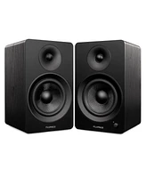 Fluance RT80 Classic High Fidelity Vinyl Turntable with Ai61 Powered 6.5" Stereo Bookshelf Speakers, Diamond Stylus, Belt Drive, Built-in Preamp, 90W