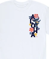 Airwaves Men's Lilo and Stitch Live Action Aloha Short Sleeve T-Shirt