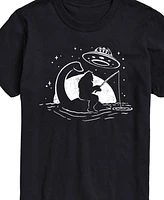 Airwaves Men's Sasquatch Alien Scene Short Sleeve T-Shirt