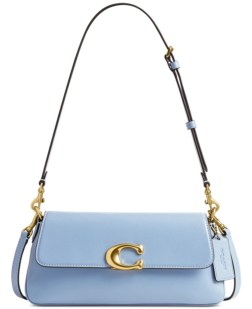 Coach Small Jet Leather Shoulder Bag