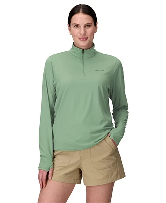 Marmot Women's Air Exchange Upf 50 1/4 Zip Shirt