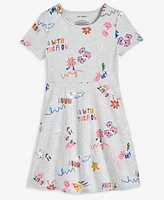 Epic Threads Little & Big Girls Doodle-Print Skater Dress, Macy's Exclusive