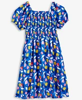 Epic Threads Little & Big Girls Floral-Print Smocked Dress, Exclusively at Macy's
