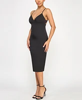 Seni & Cade Juniors' Open-Back Midi Dress