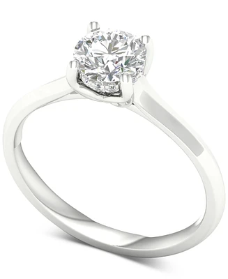 Diamond Hidden Halo Engagement Ring (3/4 ct. t.w.) in 14k White Gold