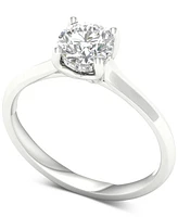 Diamond Hidden Halo Engagement Ring (3/4 ct. t.w.) in 14k White Gold