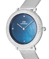 Daniel Wellington Women's Analog Silver-Tone Stainless Steel Watch, 32mm