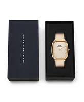 Daniel Wellington Men's Analog Rose Gold-Tone Stainless Steel Watch, 32mm