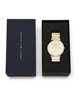 Daniel Wellington Unisex Analog Gold-Tone Stainless Steel Watch, 40mm