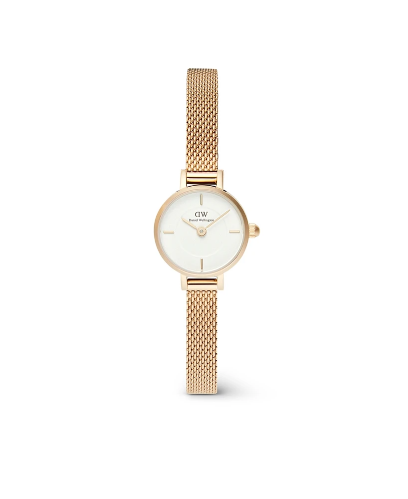 Daniel Wellington Unisex Analog Gold-Tone Stainless Steel Watch, 19mm