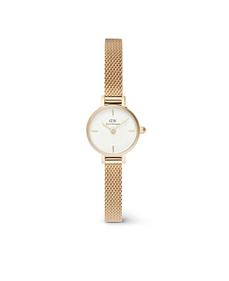 Daniel Wellington Unisex Analog Gold-Tone Stainless Steel Watch, 19mm