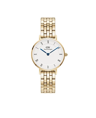 Daniel Wellington Unisex Analog Gold-Tone Stainless Steel Watch, 28mm