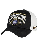 Nike Men's Black UConn Huskies 2025 Ncaa Women's Basketball National Champions Locker Room Adjustable Hat