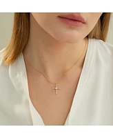 Opal Cross Necklace – Minimalist Summer Jewelry, Trending for Summer