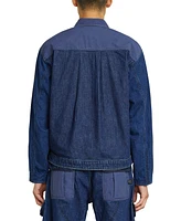 G-Star Raw Men's Mixed Media Zipper Coach Jacket