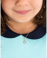 Tiny Blessings Girls Children's 14K Gold Pure Splendor Diamond Heart 12-14" Necklace