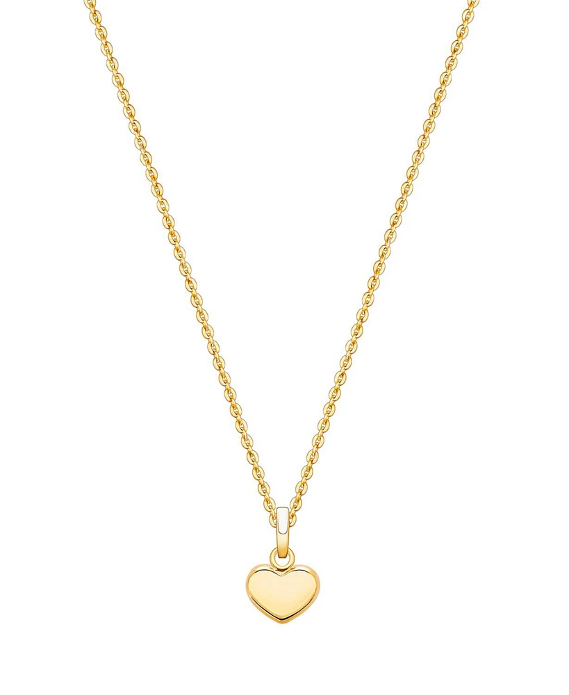 Tiny Blessings Girls Children's 14K Gold Modern Heart 12-14" Necklace
