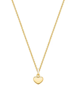 Tiny Blessings Girls Children's 14K Gold Modern Heart 12-14" Necklace