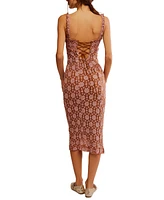 Free People Women's Lucinda Lace Sleeveless Midi Dress