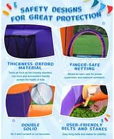 Ltmate Global Inc. Bounce House with Blower, Kids Inflatable Bouncy House with Slide, Jump Bouncy Castle with Ball Pit Pool, Basketball Hoop, Football