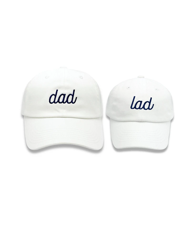Bits & Bows Toddler Dad & Lad Baseball Hat Set