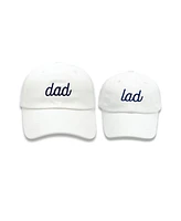 Bits & Bows Toddler Dad & Lad Baseball Hat Set