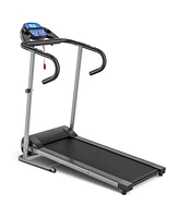 Foldable Electric Treadmill with Lcd Display & Heart Rate Sensor – Easy Storage and Tracking