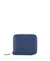 Pre-Owned Hermes Compact Azap Zip Around Wallet Silk'in Epsom