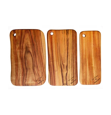 Natural Rounded Rectangle Anti-Bacterial Cutting Board