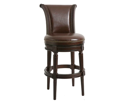 Solid Wood Swivel Bar Height Chair for Kitchen or Home Bar