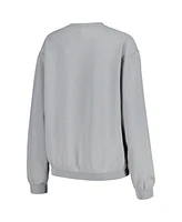 Soft As A Grape Women's Gray San Francisco Giants Pigment Dye Pullover Sweatshirt