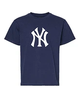 Soft As A Grape Big Boys and Girls 2-Pack Navy/Gray New York Yankees T-Shirt Set