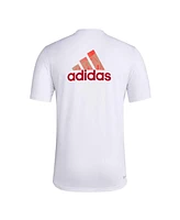 Adidas Men's White Atlanta United Fc Local Pop Aeroready T-Shirt