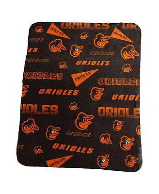 Logo Brands Baltimore Orioles 50" x 60" Classic Fleece Blanket