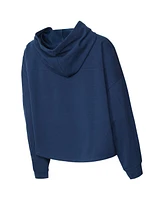 Concepts Sport Women's Navy San Diego Fc Elevation Tri-Blend Long Sleeve Pullover Hoodie