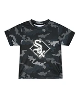 Outerstuff Toddler Black Chicago White Sox Field Ball T-Shirt and Shorts Set