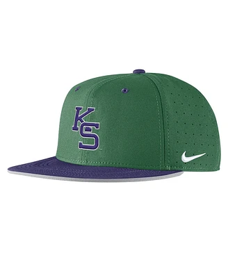 Nike Men's Green Kansas State Wildcats 2025 On-Field True Performance Baseball Fitted Hat